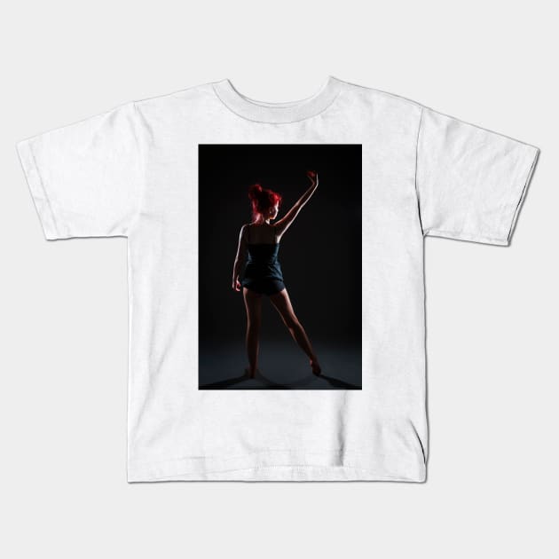 Dancer Kids T-Shirt by ansaharju